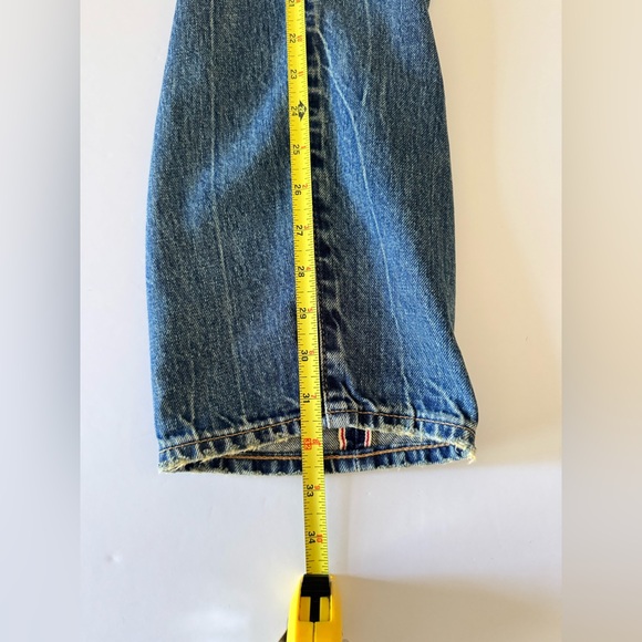 Todd Snyder Selvedge USA Jeans Blue Slim Fit Denim Button Fly Mens 36x32 Classic - Picture 9 of 15